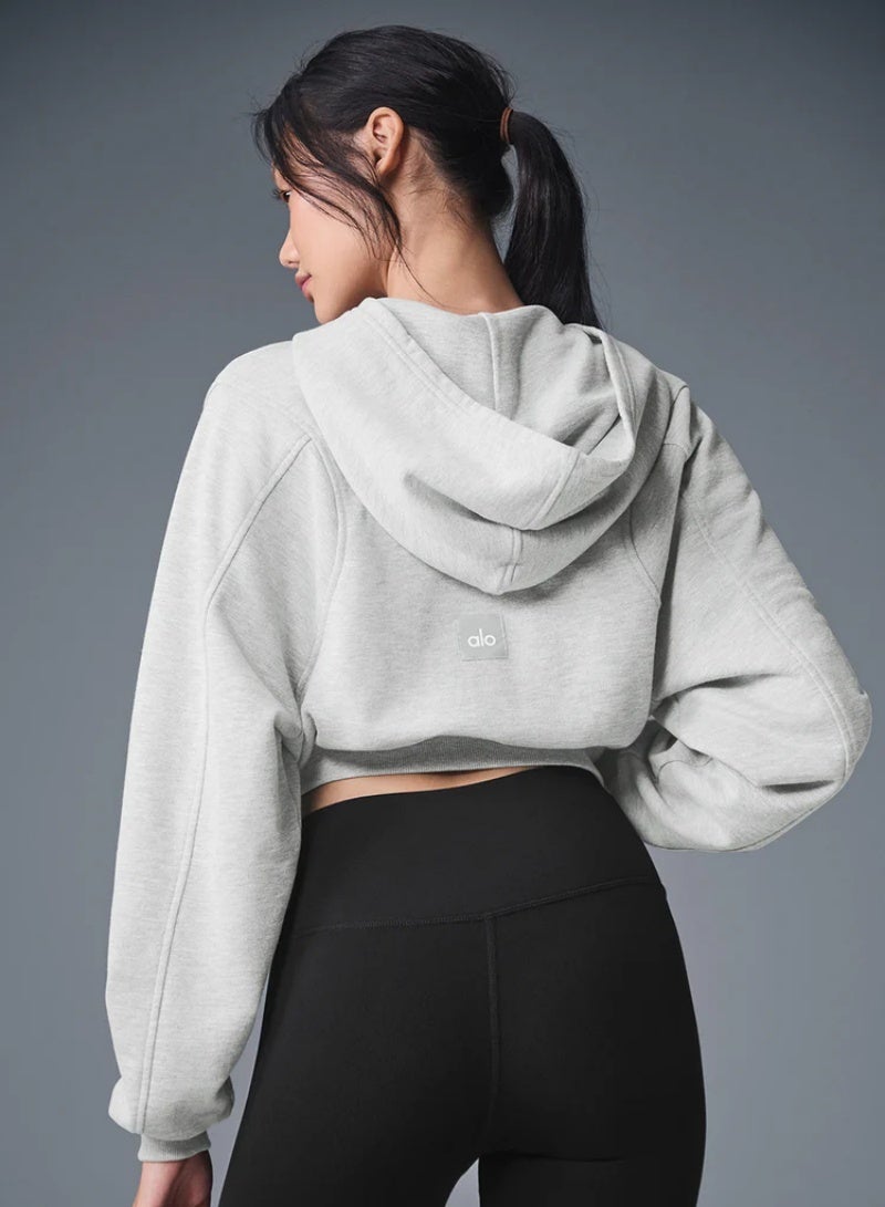 Alo Yoga Sweet Escape Zip-Up Hoodie - Image 1